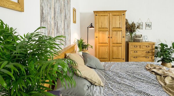 Dřevěná komoda se šuplíky COM 05 - K01 světlá borovice