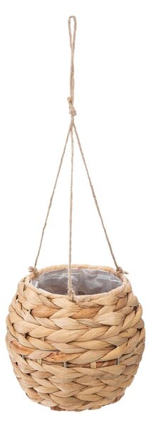 ZÁVĚSNÝ KVĚTINÁČ Z MOŘSKÉ TRÁVY AYA NATURAL 26X18,5 CM+16X15 CM HNĚDÁ