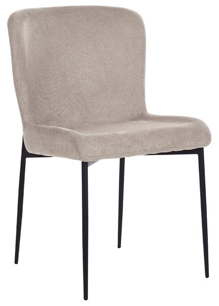 Sada 2 jídelních židlí ADA Tkanina Taupe
