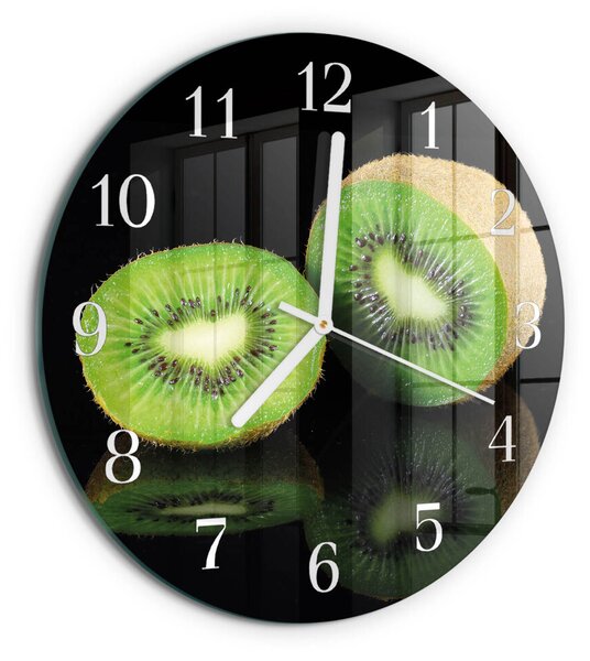 Skleněné hodiny na stěnu Kiwi zsob-fi30-00079334
