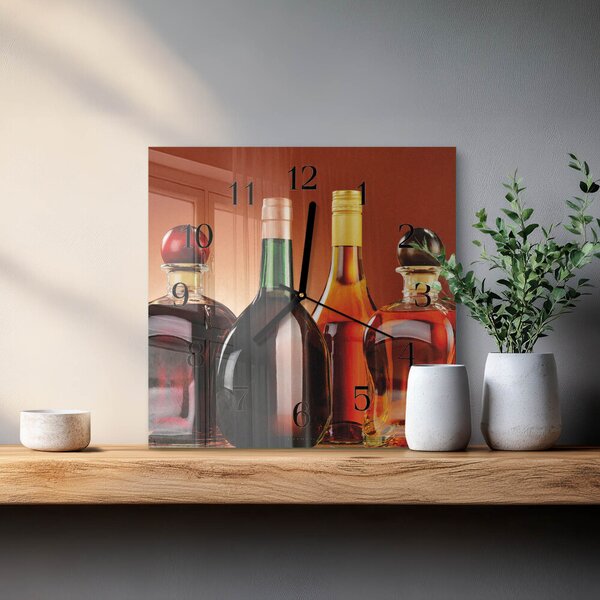Skleněné hodiny na stěnu Duchové zskc-30x30-00178127