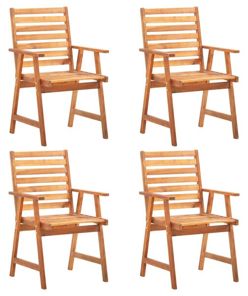 5dílný zahradní jídelní set masivní akáciové dřevo
