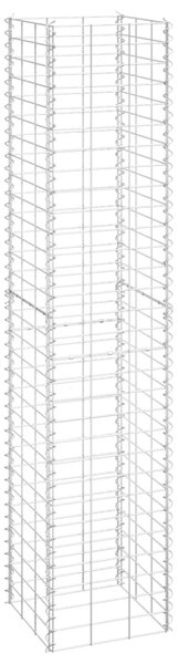 Gabionové vyvýšené záhony 3 ks 30 x 30 x 150 cm železo