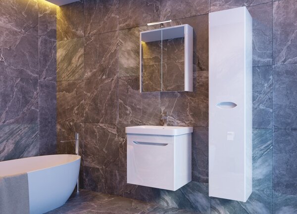 Lavedo Livorno Structure White 80 koupelnová skříňka s umyvadlem