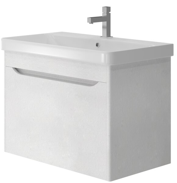 Lavedo Livorno Structure White 80 koupelnová skříňka s umyvadlem