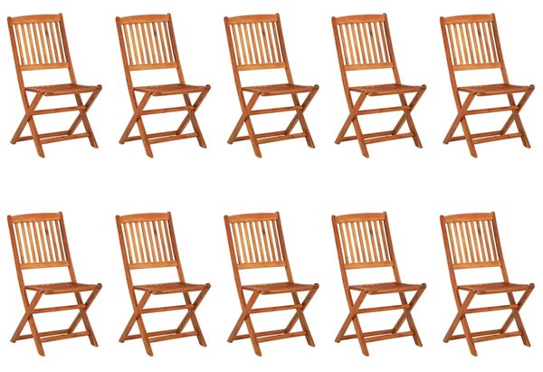 11dílný zahradní jídelní set 220x90x75cm masivní akáciové dřevo