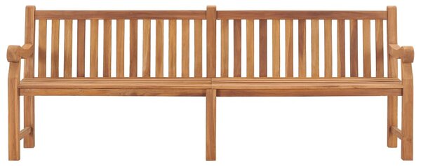 Zahradní lavice 228 cm masivní teakové dřevo
