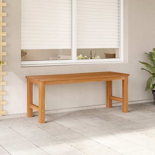 Zahradní lavice 114 cm masivní teakové dřevo