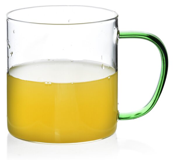 Allesken Skleněný hrnek PETER Green 450 ml čirý