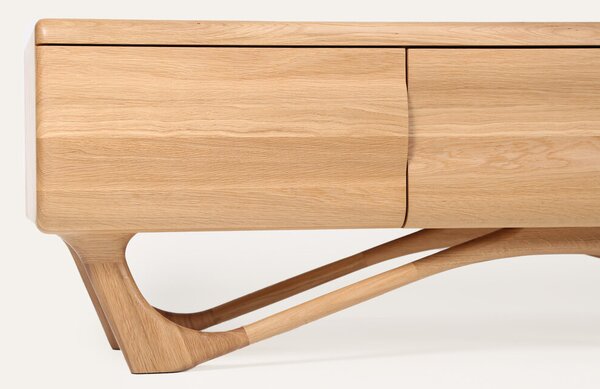 TV stolek Antoni 1600 luxusní dřevěný TV lowboard