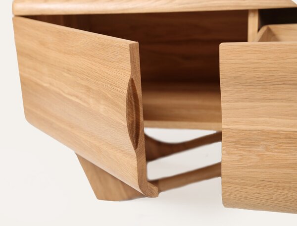 TV stolek Antoni 1600 luxusní dřevěný TV lowboard