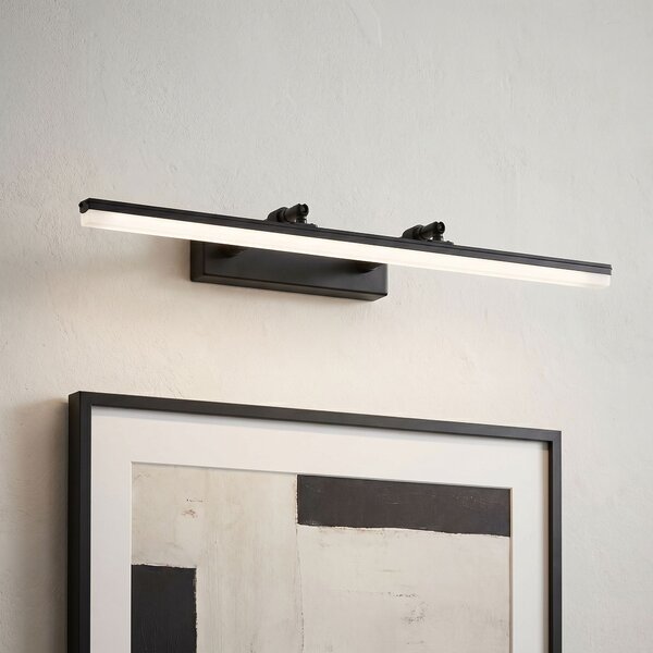 Toolight Rea, Koupelnové nástěnné LED svítidlo APP1879-1W 60cm BLACK, OSW-66034