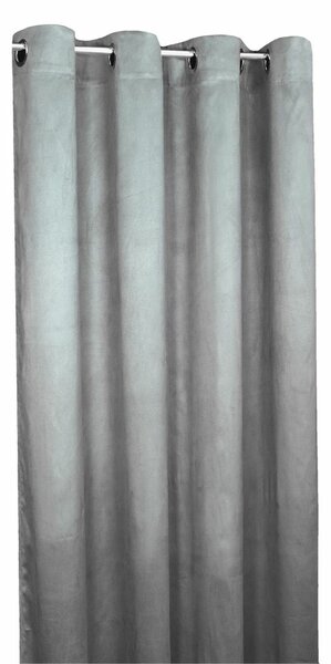 Forbyt Zatemňovací závěs Suedine světle šedá, 140 x 240 cm, sada 2 ks