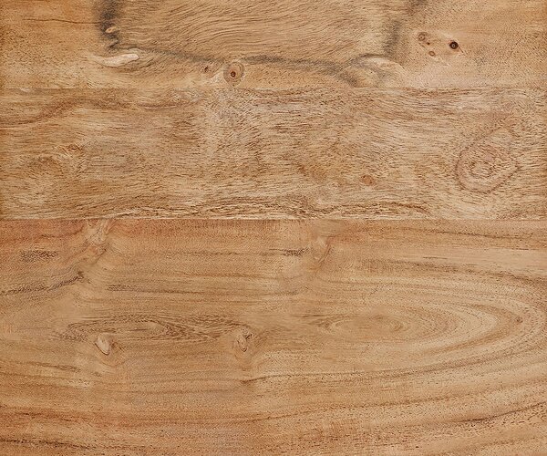DELIFE Jídelní stůl Edge 260x100 XL akácie přírodní křížová podnož hranatý nerezová ocel Live-Edge