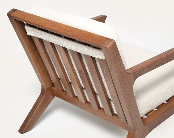 Křeslo Mila designové čalouněné křeslo z masivu