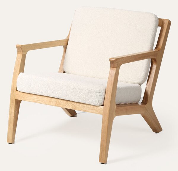 Křeslo Mila designové čalouněné křeslo z masivu