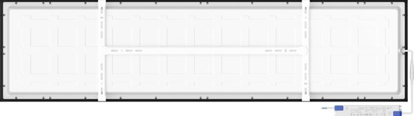 Mexen Brill-S, stropní LED panel 120×30 cm, 36 W, neutrální bílá 4000K, L207-120-030-3640-70