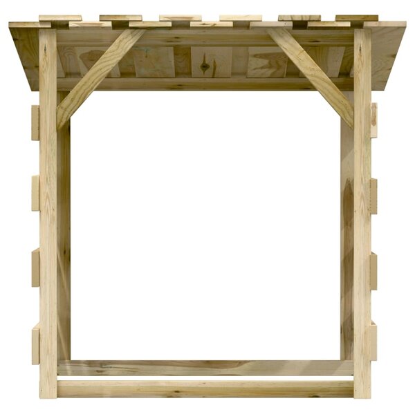 Pergola se střechou 100 x 90 x 100 cm impregnované borové dřevo