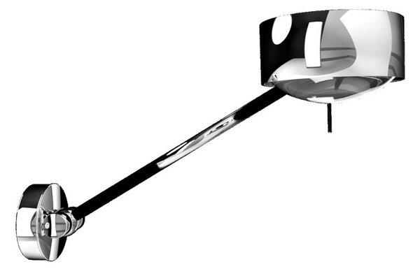 Top Light - Puk Maxx Wing Single LED Nástěnné Svítidlo Chrome - Lampemesteren