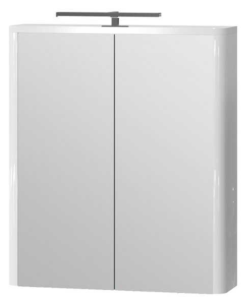 Lavedo Livorno White 60 zrcadlová skříňka do koupelny s LED osvětlením