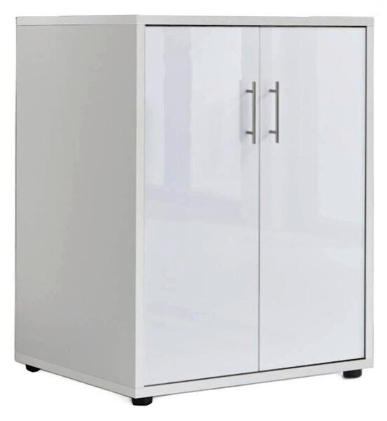 SKŘÍŇ NA ŠANONY, bílá, vysoce lesklá bílá, 54/74/50 cm MID.YOU - Online Only kancelářský nábytek, Online Only
