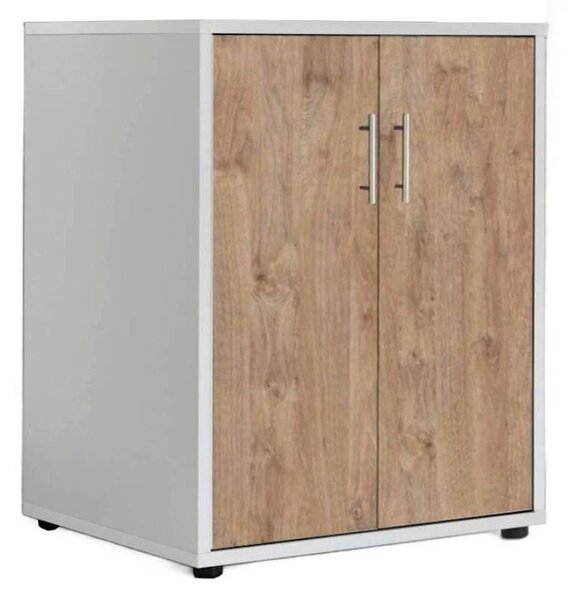 SKŘÍŇ NA ŠANONY, bílá, barvy dubu, 54/74/50 cm MID.YOU - Online Only kancelářský nábytek, Online Only