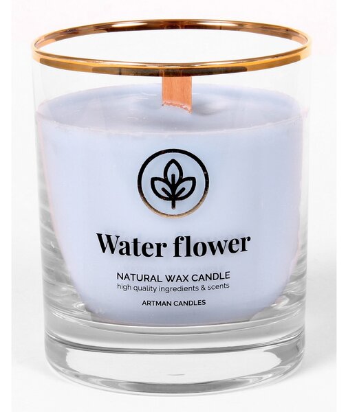 Vonná svíčka ve skle Water flower 500 g, 9,5 cm