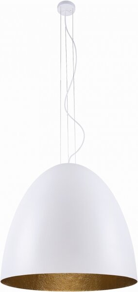 Nowodvorski Lighting Závěsné svítidlo na lanku 9023 EGG bílá L