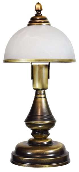 Lemir Stolní lampa O3168 L1 PAT Hermes lampička, patina
