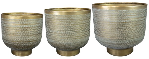 Ter Steege Sada 3 obalů Jara antique brass D28 H27