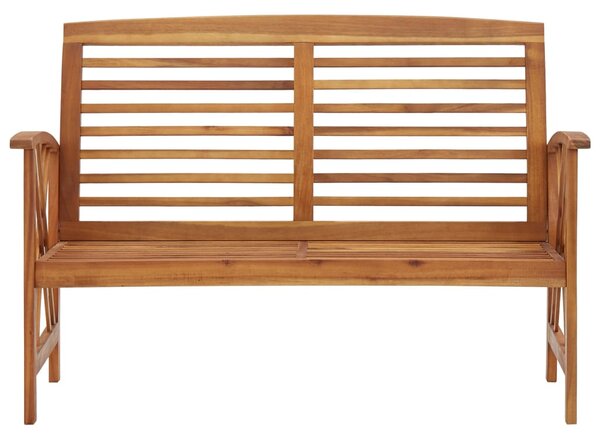 Zahradní lavice 119 cm masivní akáciové dřevo