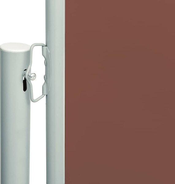 Zatahovací boční markýza 180x600 cm hnědá