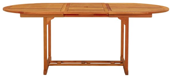 Zahradní stůl 200 x 100 x 75 cm masivní eukalyptové dřevo