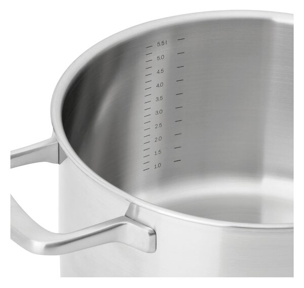 Nerezový kastrol s pokličkou na indukci 5,5 l Lucca 3.0 – FABINI