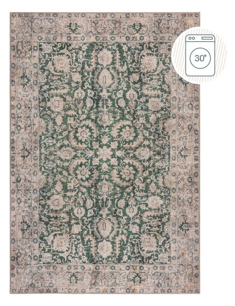 Zelený pratelný koberec 190x290 cm Beau Floral – Flair Rugs