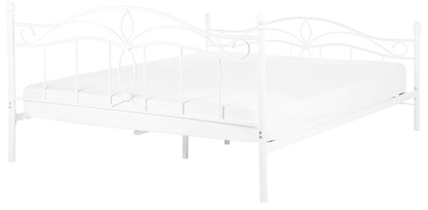 Postel Kov ANTLIA 160 x 200 cm Bílá