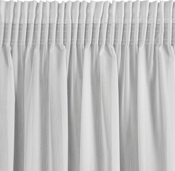 ZÁCLONA NA PÁSCE ELENA 300X150 CM BÍLÁ
