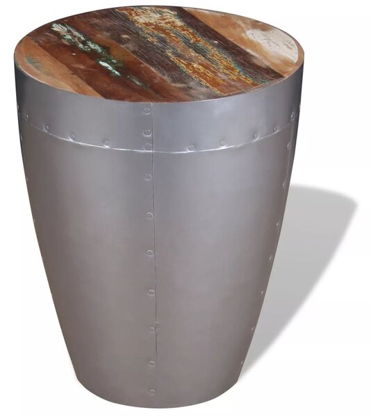 Letecká stolička - masivní recyklované dřevo | 36x44 cm