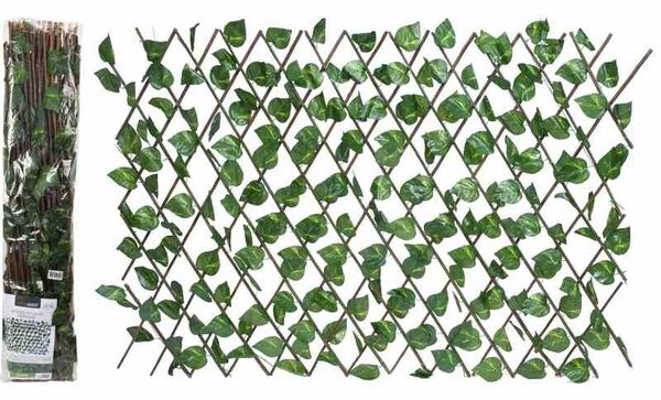PROGARDEN Zahradní zástěna s umělými listy PROGARDEN 180 x 90 cm KO-CY5910740