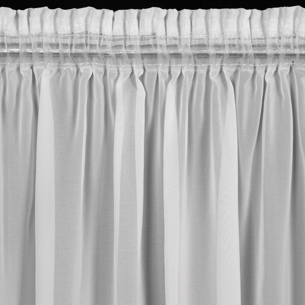 ZÁCLONA NA PÁSCE ARLETA 350X270 CM BÍLÁ
