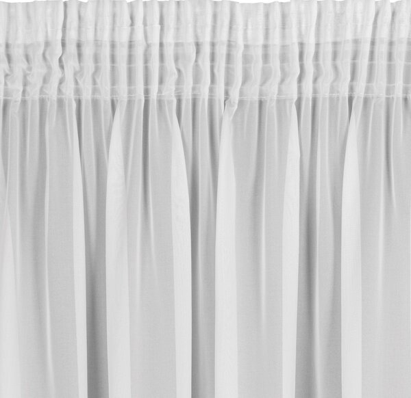 ZÁCLONA NA PÁSCE ARLETA 350X270 CM BÍLÁ