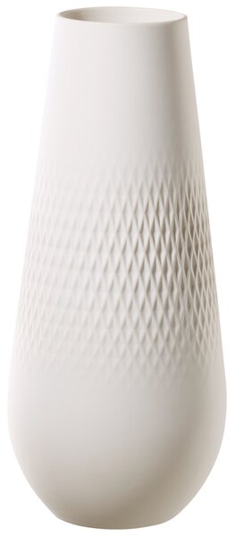 Váza Carré, vysoká, kolekce Manufacture Collier blanc - Villeroy & Boch