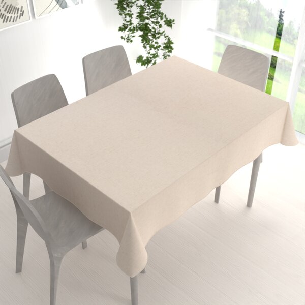 Biante Dekorační obdélníkový ubrus Elen PM-128 Přírodní režná 60x100 cm