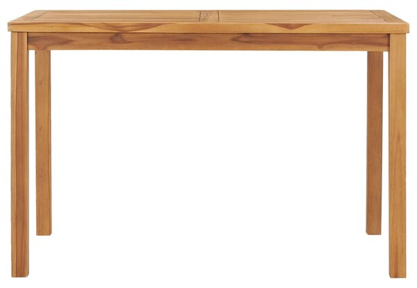 Zahradní jídelní stůl 120 x 70 x 77 cm masivní teakové dřevo