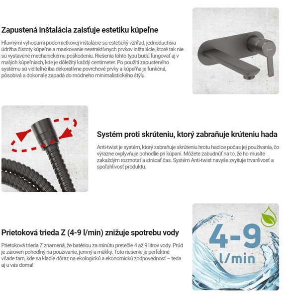 Deante Silia, podomítková bidetová baterie, zlatá matná, DEA-BQS_R34M
