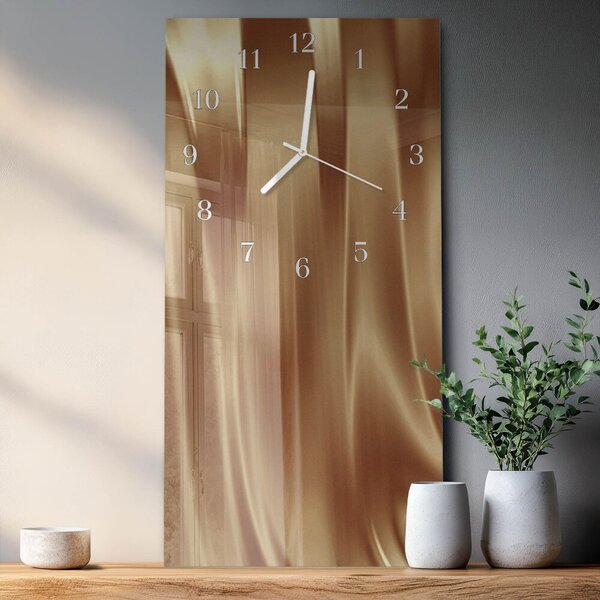 Skleněné hodiny vertikální Samet zsppb-30x60-00057368
