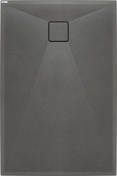 Deante Correo, obdélníková granitová sprchová vanička 90x70x3, 5 cm, antracitová metalíza, DEA-KQR_T71B