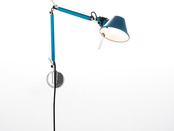 Artemide Designová nástěnná lampa Tolomeo Micro, 1xE14 Barva: Hliník