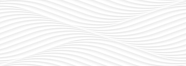 Obklad Peronda Cotton waves bílá 33x100 cm mat COTTONWHWR