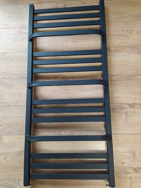 Regnis LOX DUO, topné těleso 300x570mm, 401W, černá matná, LOXDUO570/300/D270/BLACK